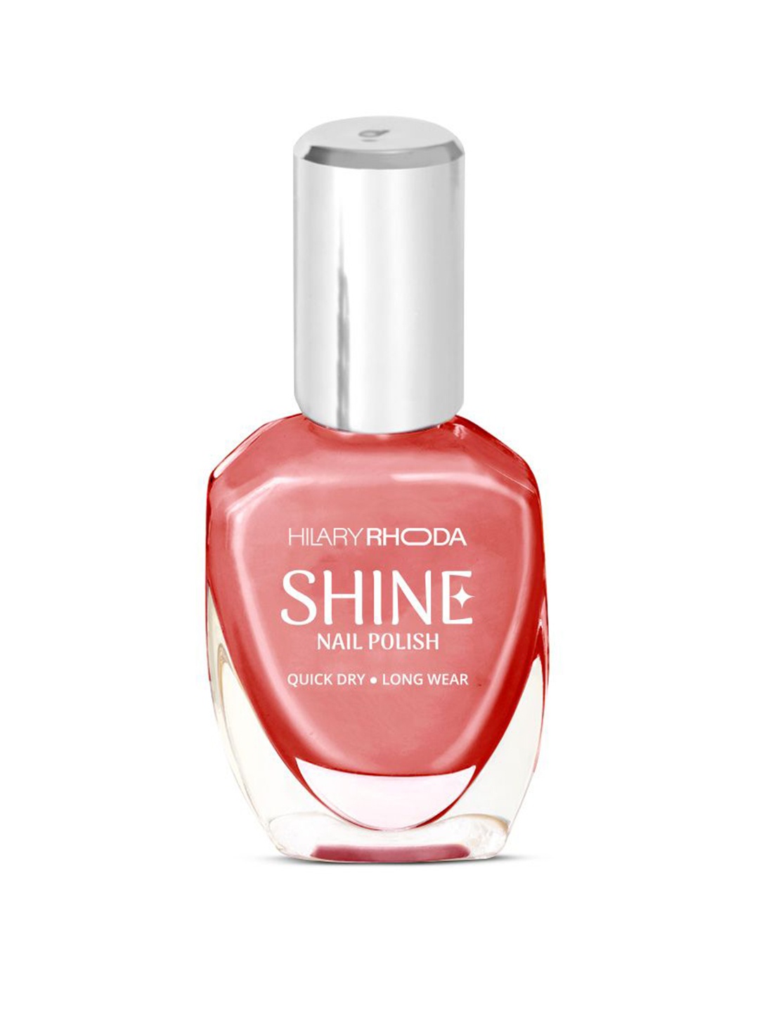 

Hilary Rhoda Mirror Shine Long Wear Nail Polish - 10ml - Silk Red 25, Peach