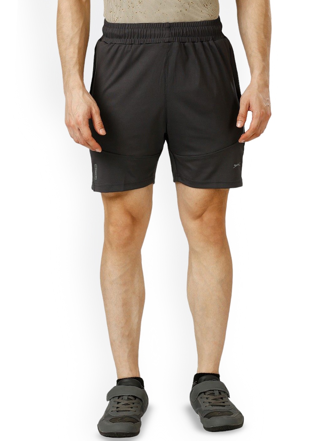 

Black Panther Men Training or Gym Acti Fit Shorts, Charcoal