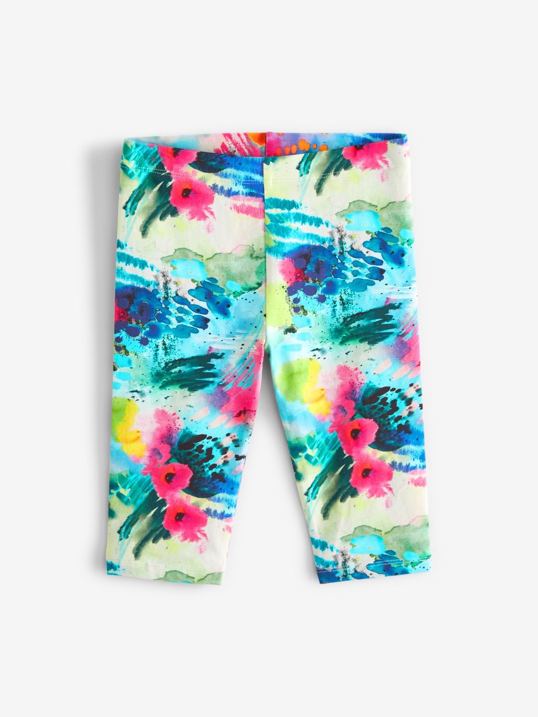 

NEXT Girls Printed Cropped Leggings, Multi