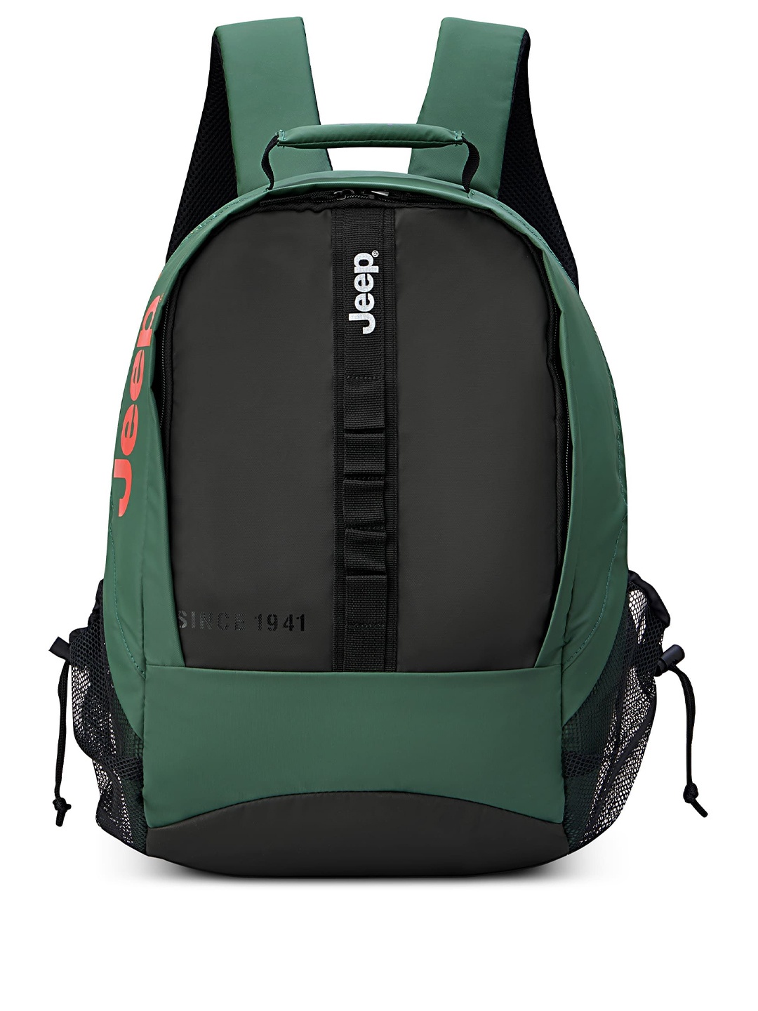 

Jeep Unisex Brand Logo Backpack, Green