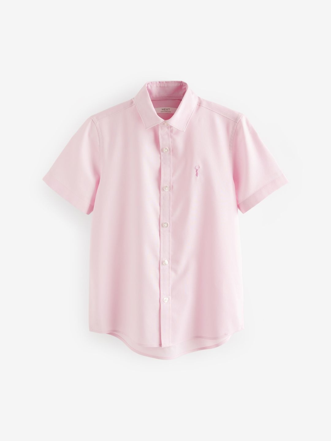 

NEXT Boys Opaque Casual Shirt, Pink