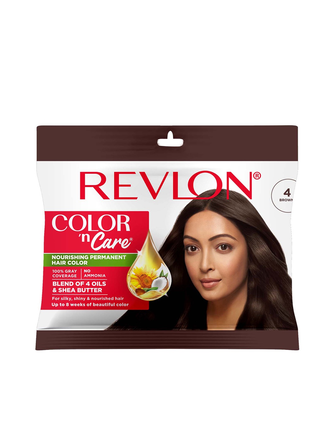 

Revlon Color n Care Nourishing Permanent Hair Colour with Shea Butter - Brown 4