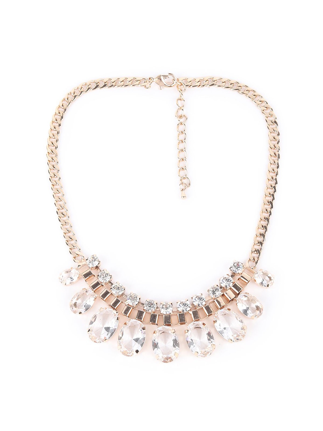 

ODETTE Gold Plated Artificial Stones Necklace