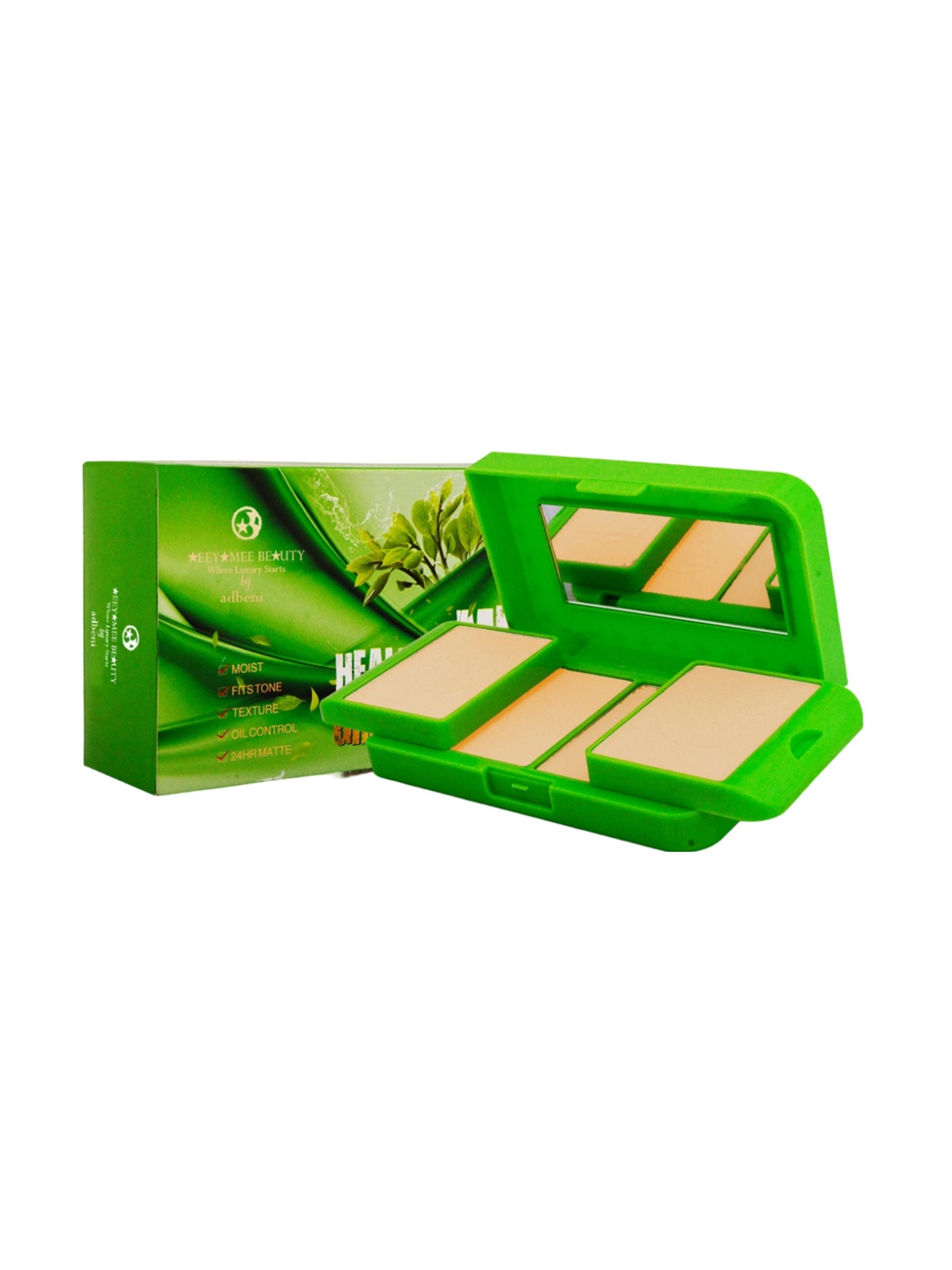 

Adbeni 5 In 1 Matte Finish Compact Powder - 40g - Shade 02, Nude