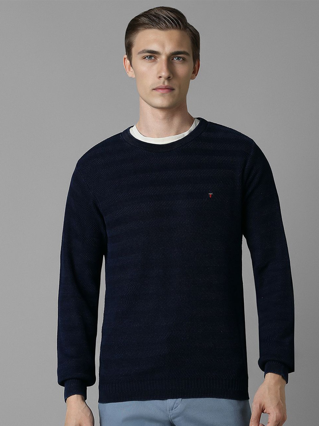 

Louis Philippe Jeans Men Pullover, Navy blue