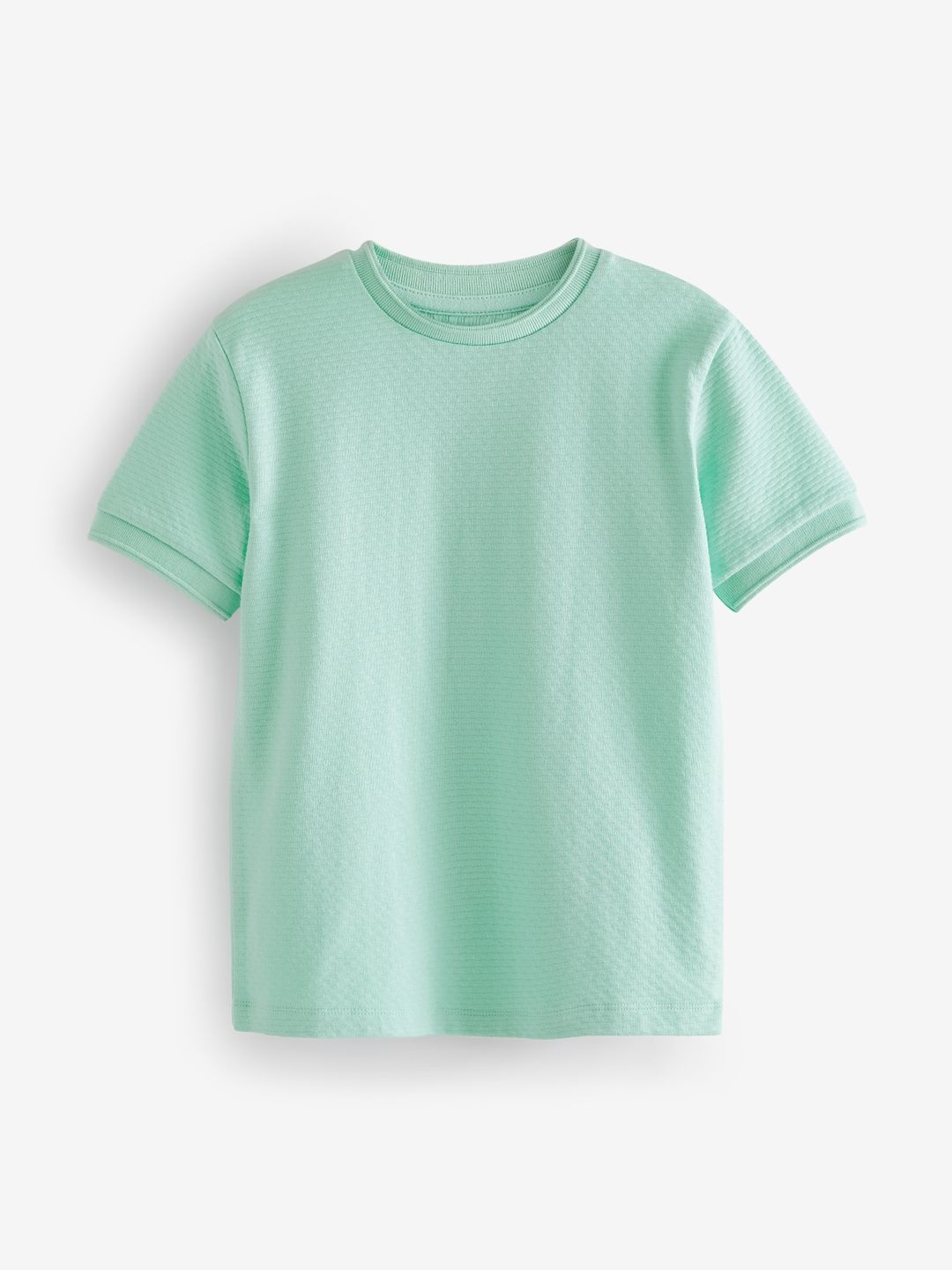 

NEXT Boys Self-Design Textured T-shirt, Green
