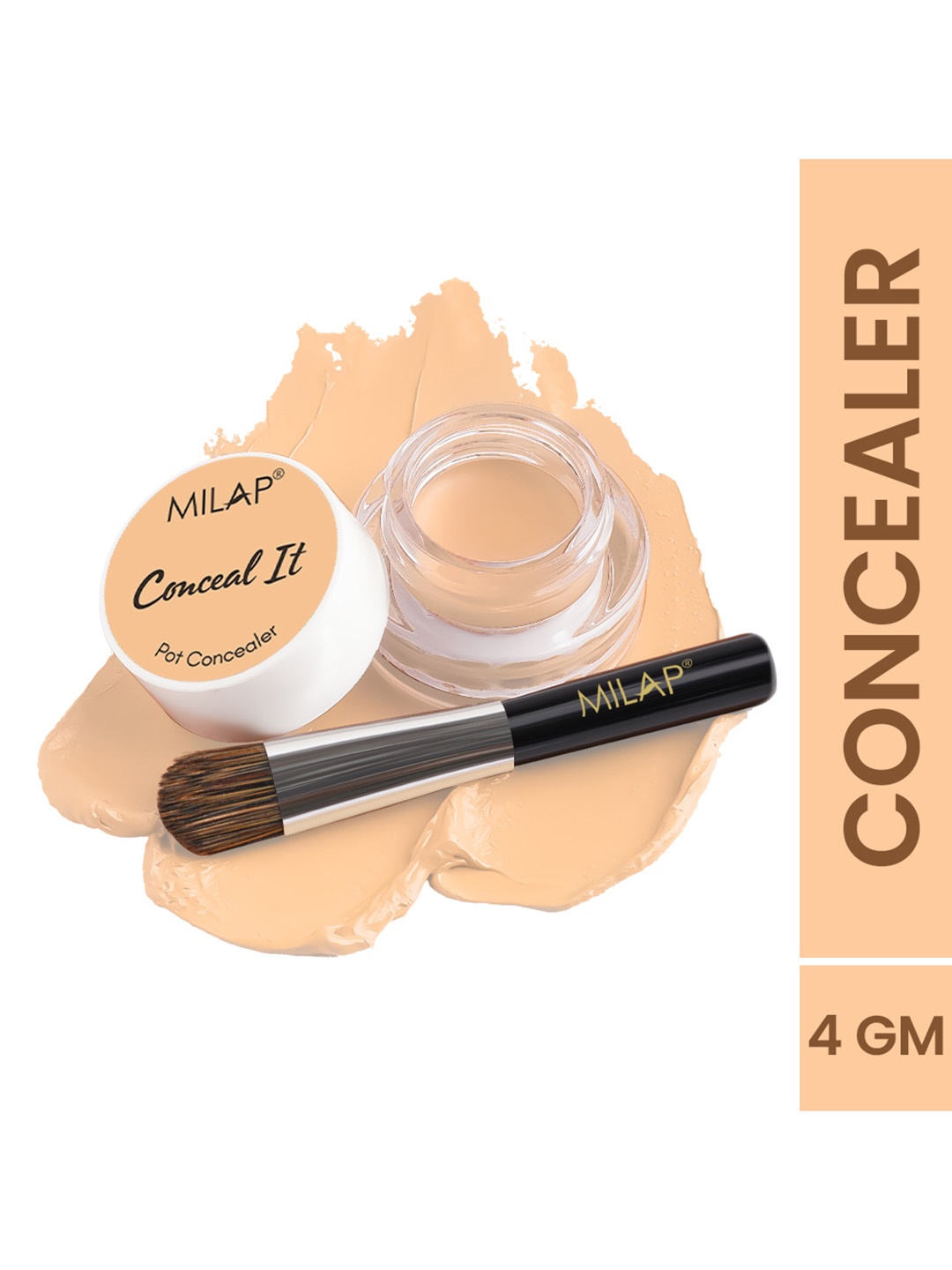 

MILAP Conceal It Lightweight SPF 15 Pot Concealer With Vitamin E - 4g - Natural Nude 06, Beige