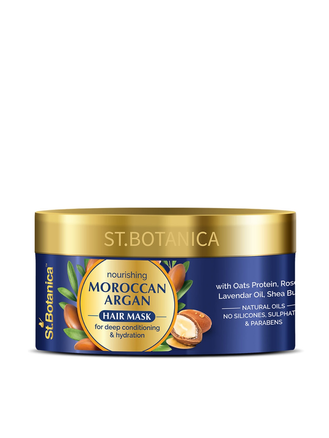 

St.Botanica Moroccan Argan Hair Mask - 200 ml, Blue