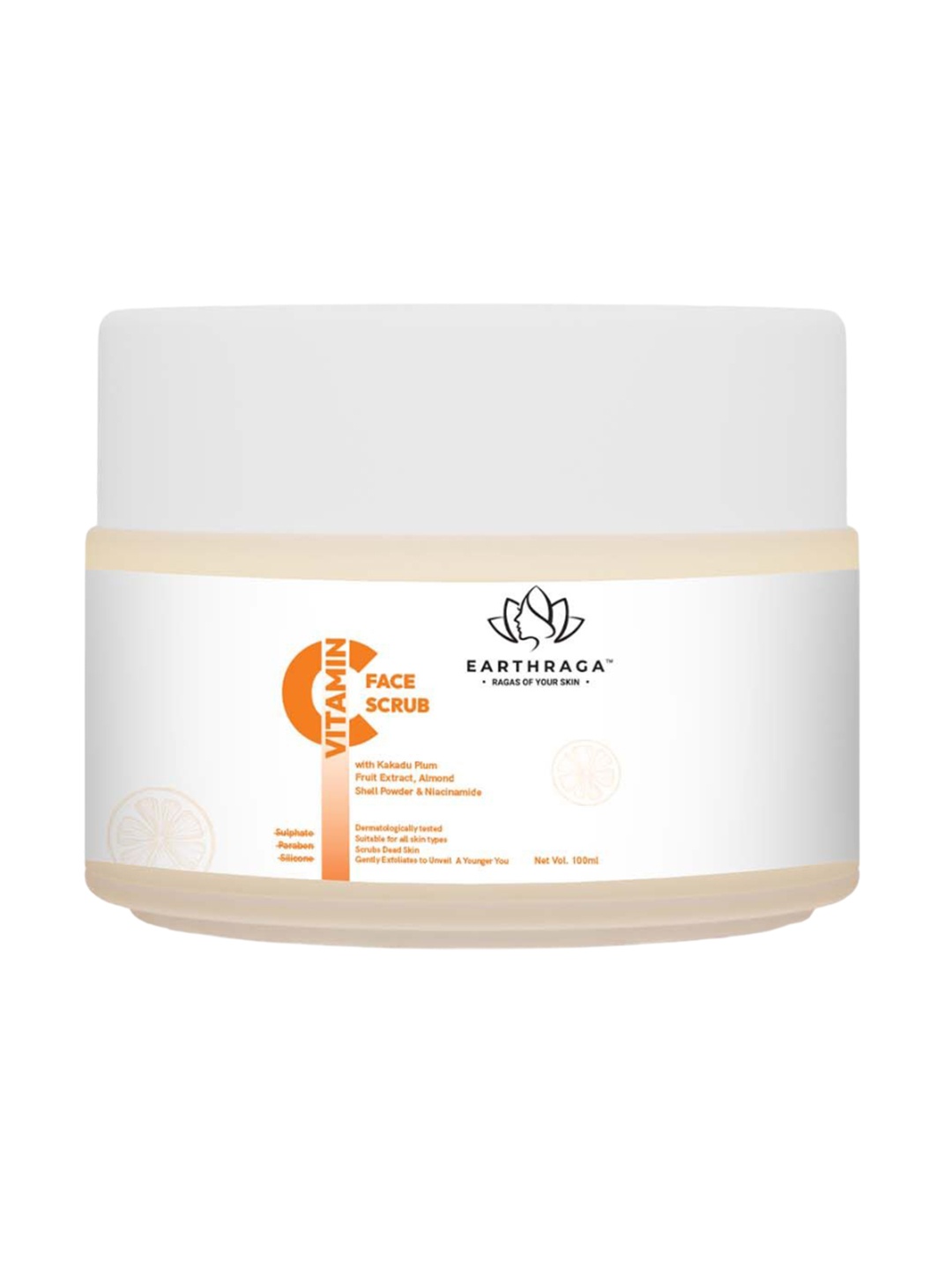 

Earthraga Vitamin C Face Scrub- 100ml, White