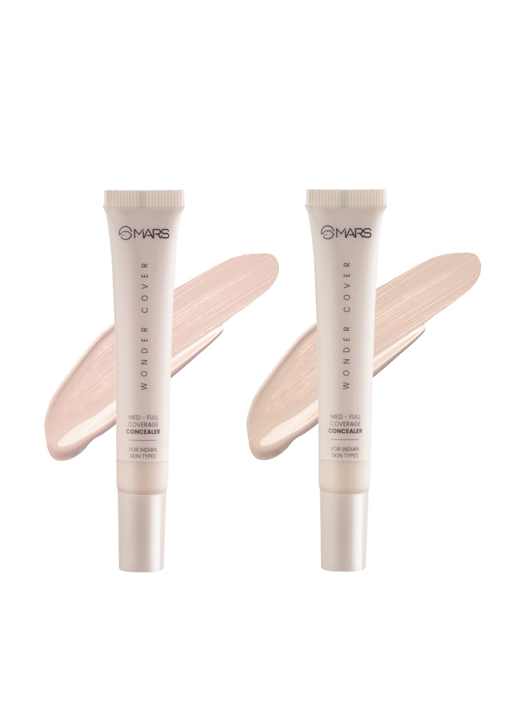 

MARS Set Of 2 Wonder Cover Long Lasting Liquid Concealer 24gm -02+03, Beige