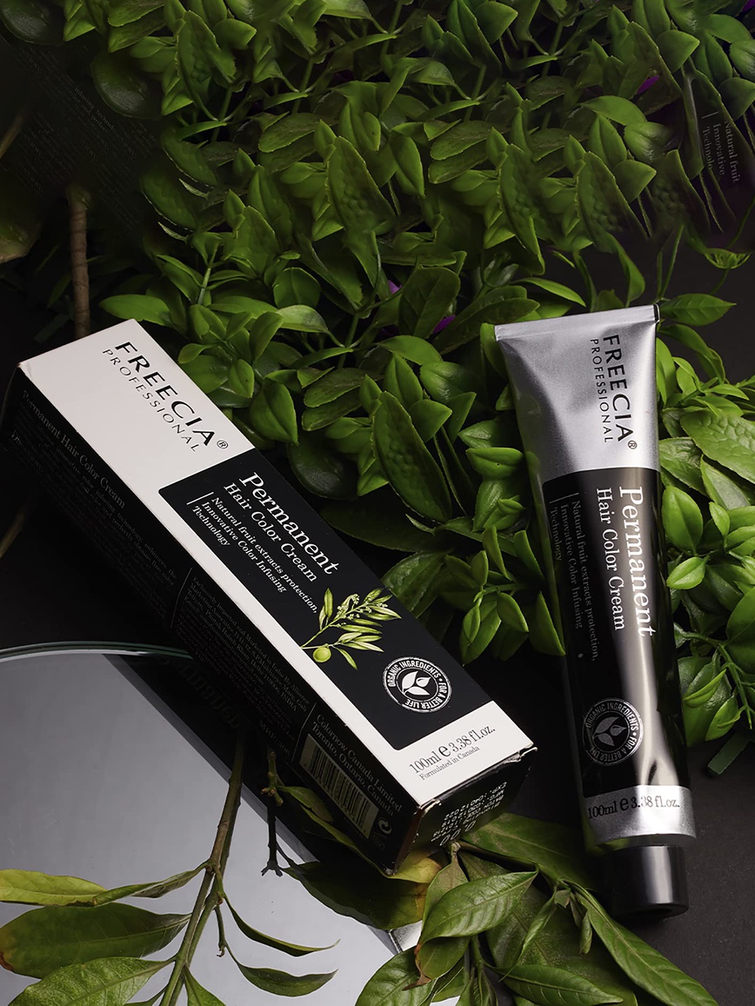 

FREECIA Permanent Hair Color Polishing Cream - 100ml - Transparent 0.00, Black