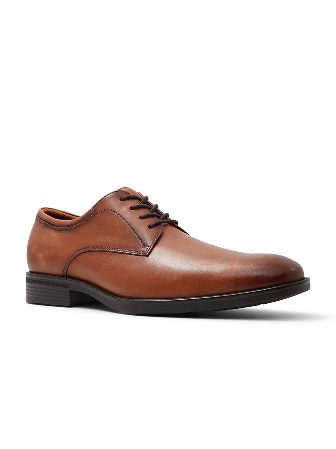 

ALDO KEAGAN Men Leather Formal Lace-Ups Derbys, Brown