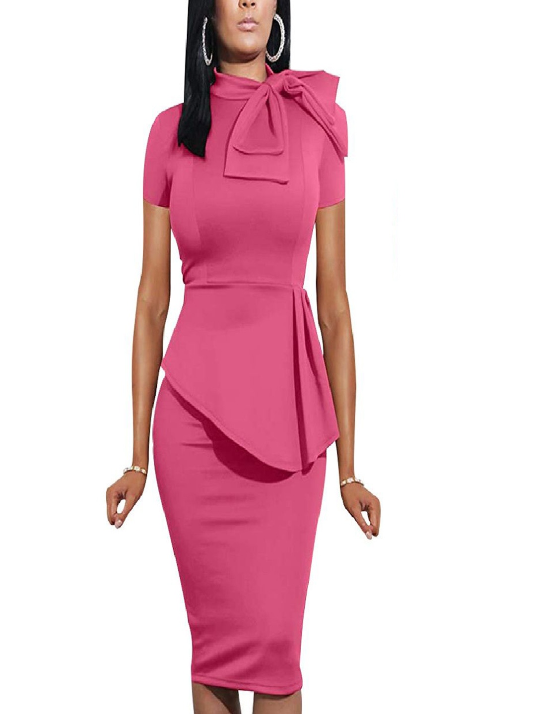 

StyleCast Georgette Sheath Dress, Black