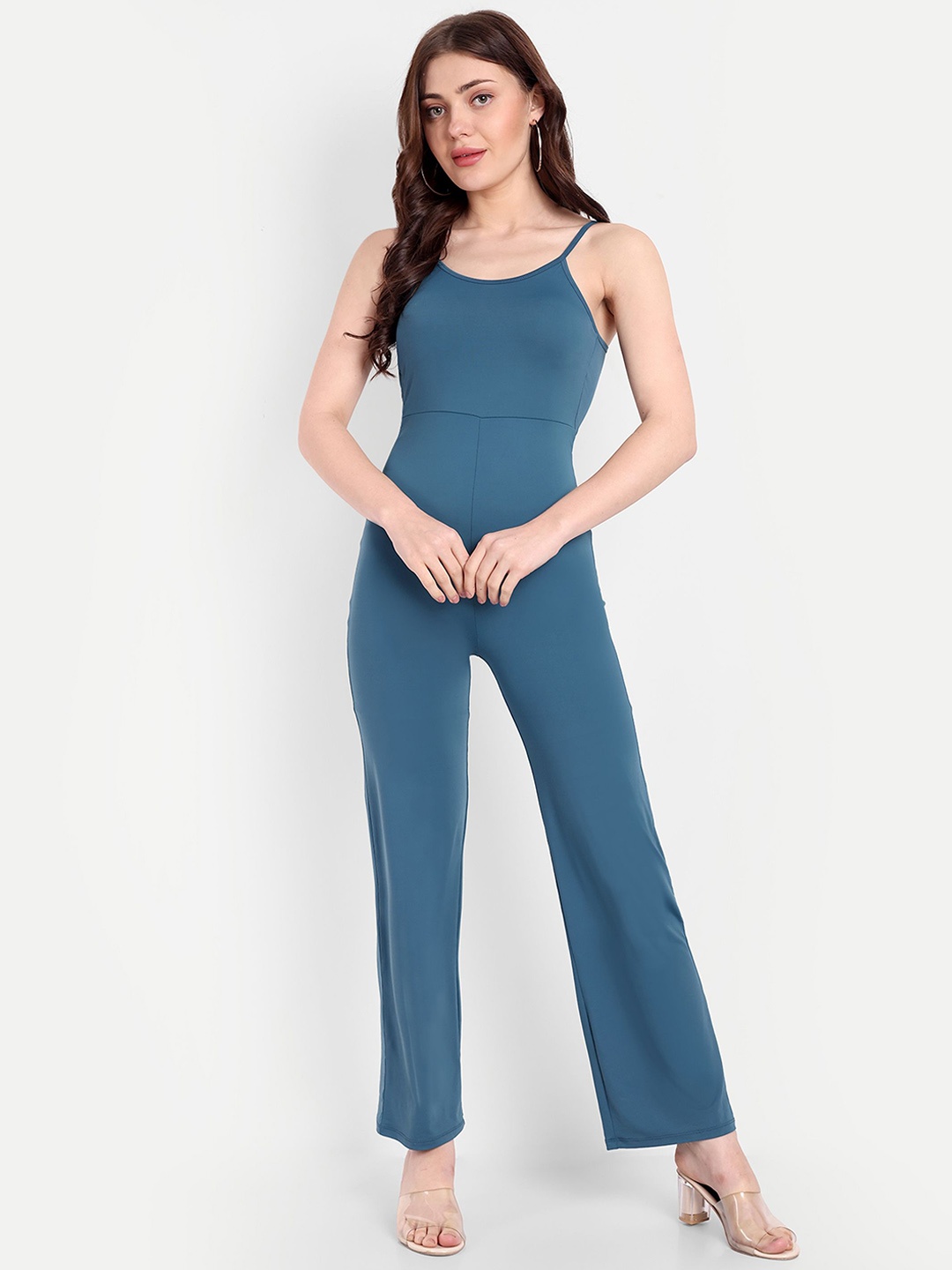 

So What Sleeveless Jumpsuit, Teal