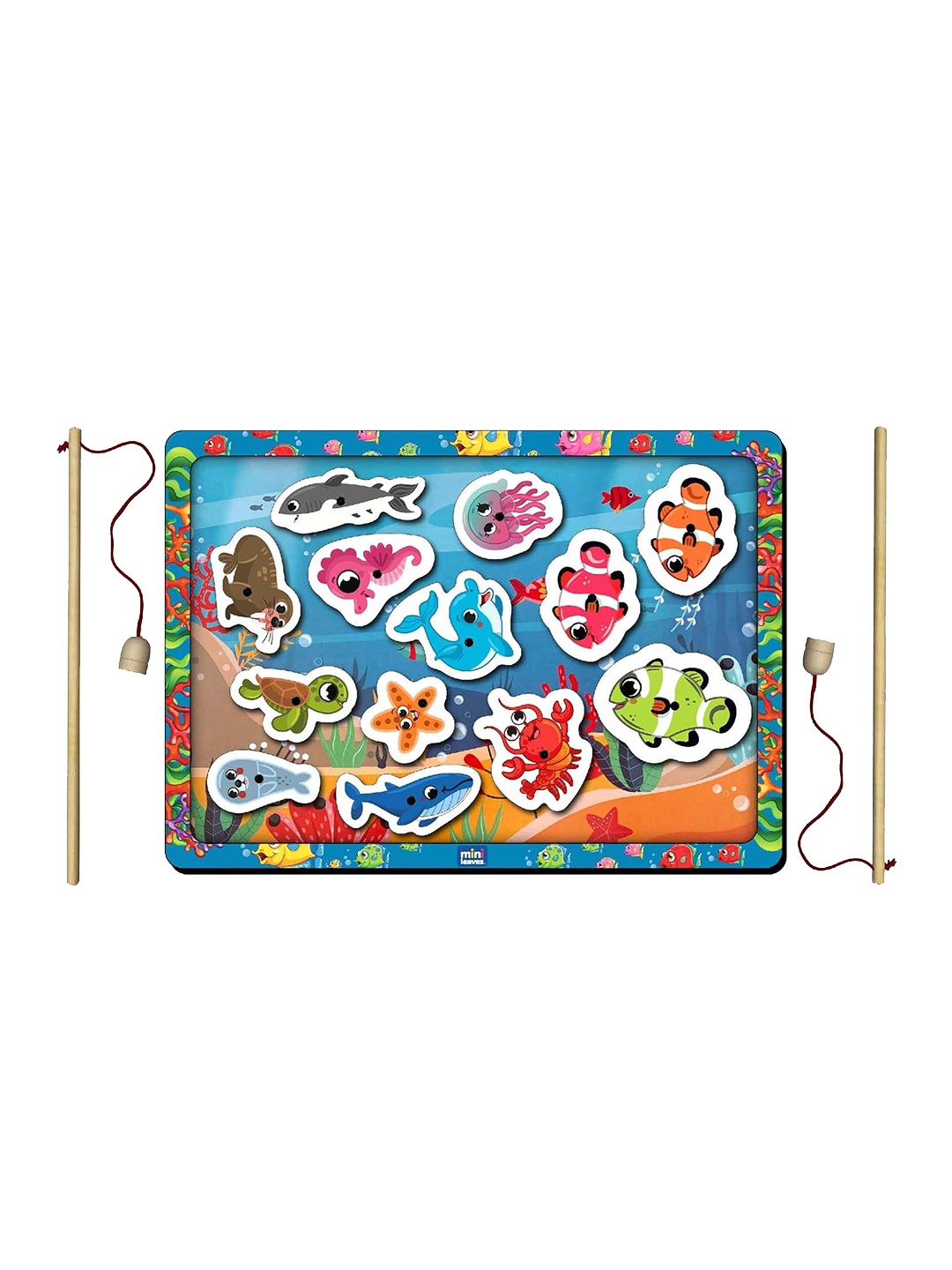 

Mini Leaves Magnetic Fishing Game, Blue