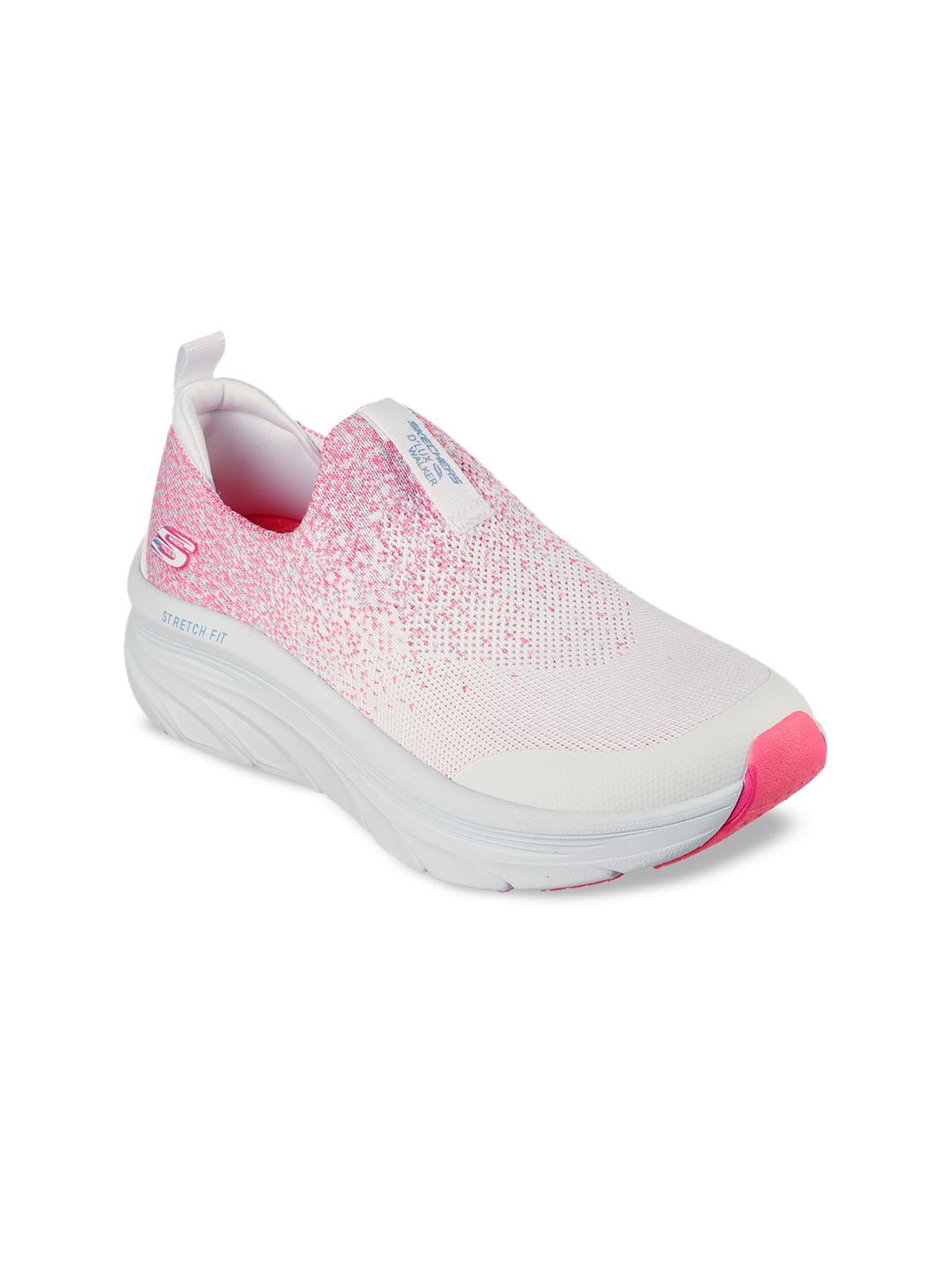 

Skechers D'lux Walker-Wrap Party Women Slip On Casual Sneakers, White