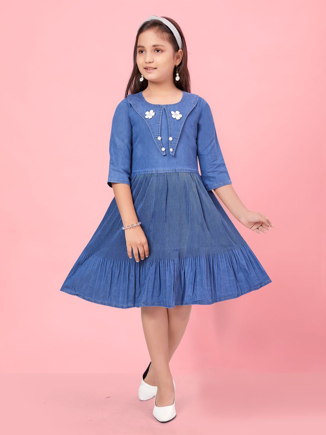

BAESD A-Line Dress, Blue