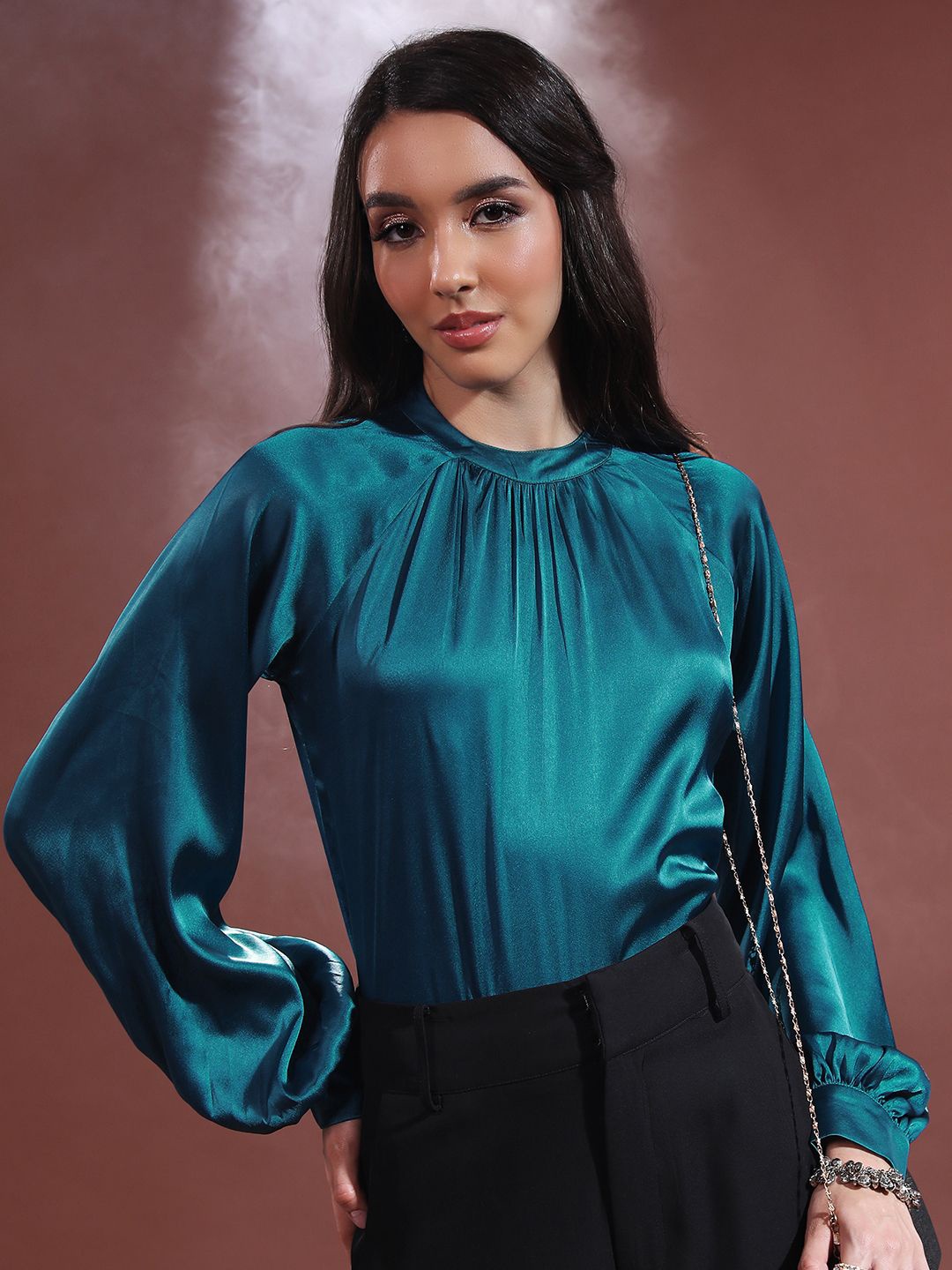 

Tokyo Talkies Top, Teal