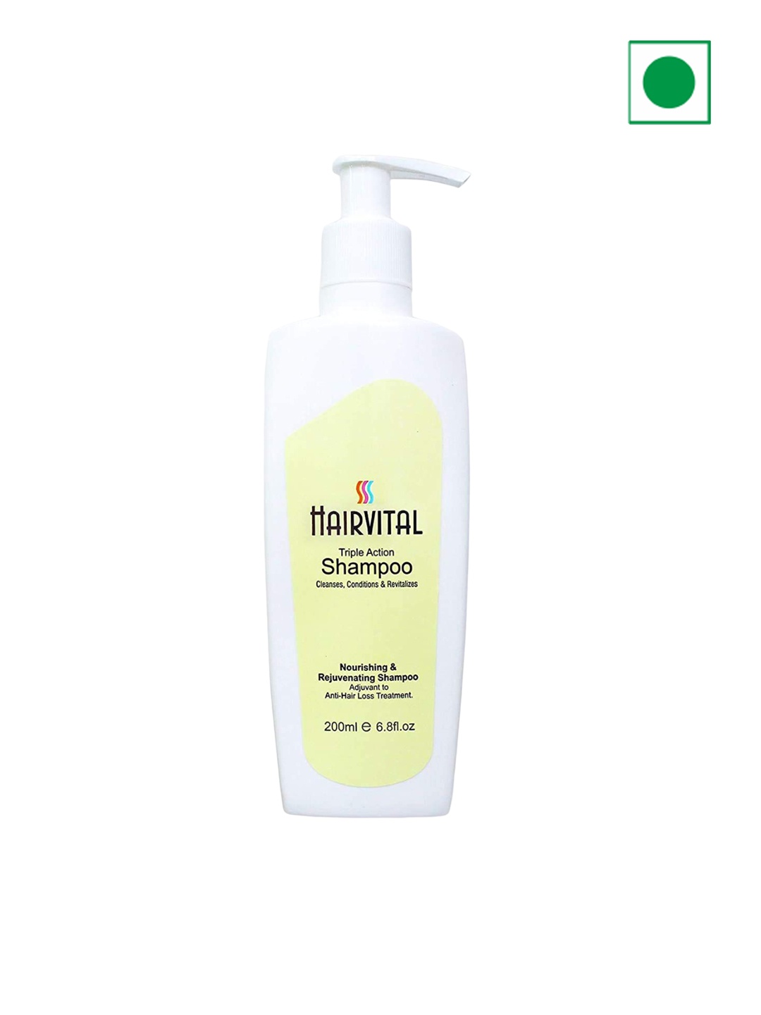 

HAIRVITAL Triple Action Nourishing & Rejuvenating Shampoo With Aloe Vera & JojobaOil-200ml, Cream