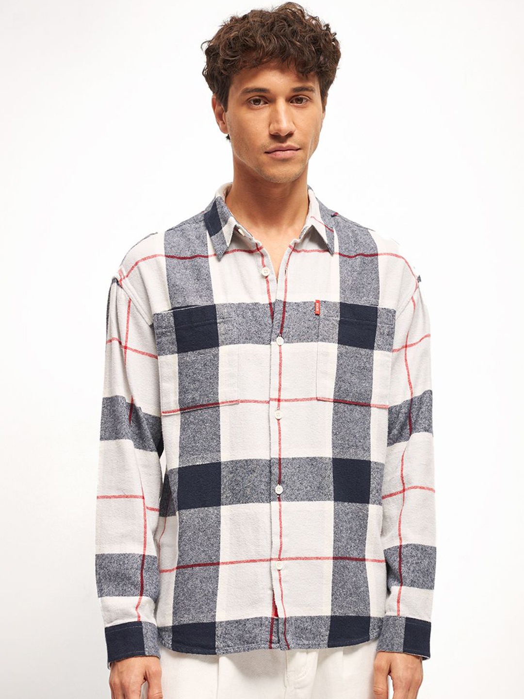 

THE BEAR HOUSE Men Opaque Checked Casual Shirt, Multi