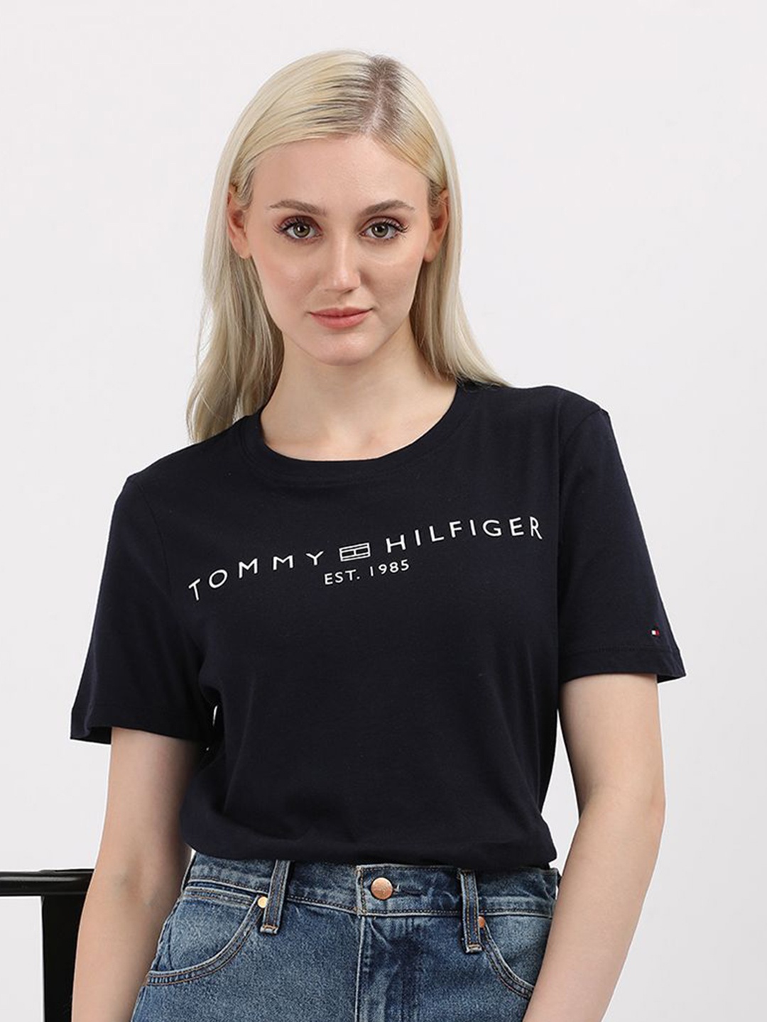 

Tommy Hilfiger Women Pockets T-shirt, Blue