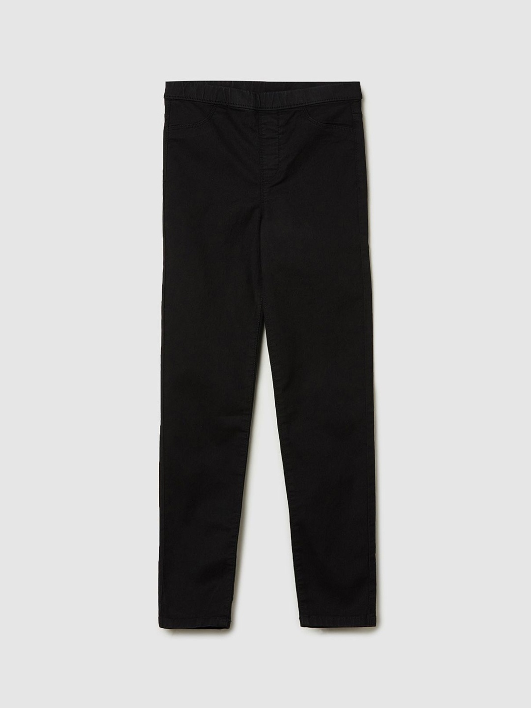 

max Girls Regular Fit Mid-Rise Jeans, Black