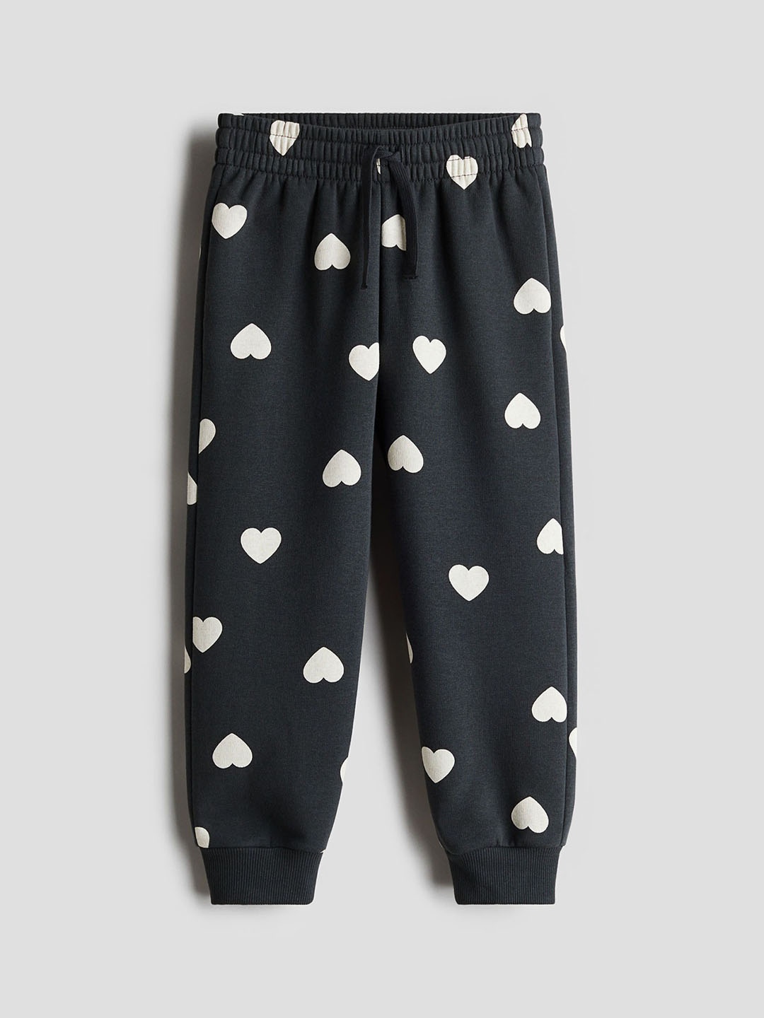 

H&M Girls Brushed-Inside Joggers Trouser, Black