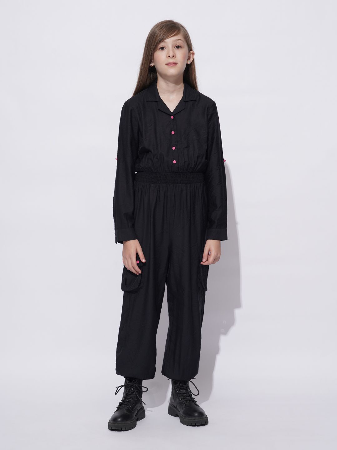 

Vero Moda Girls Basic Jumpsuit, Black