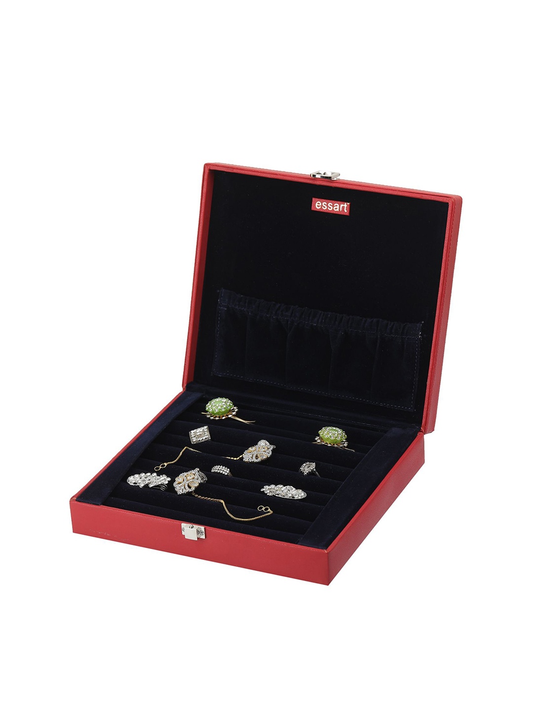 

essart Red Set of 1 Reusable Jewellery Organisers