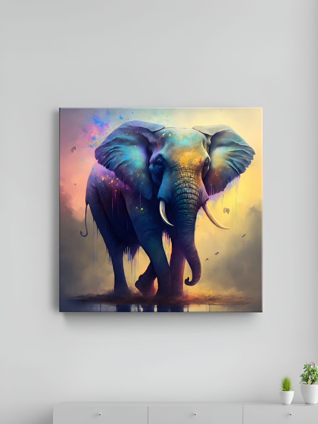 

CLAWCRAFTS Multicoloured 1 Piece Wood Other Wall Paintings, Multi