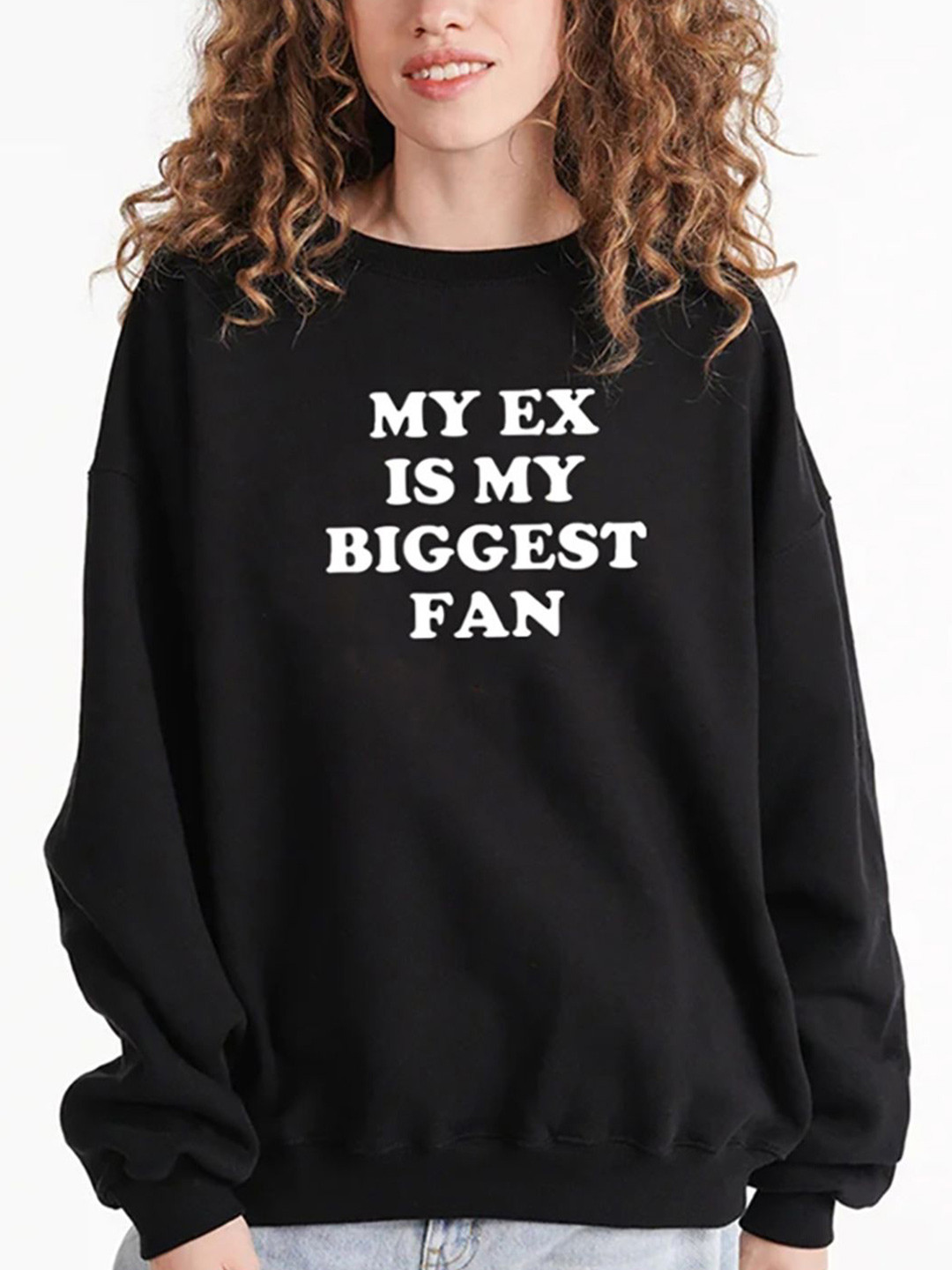

StyleCast x Revolte Women Printed Sweatshirt, Black