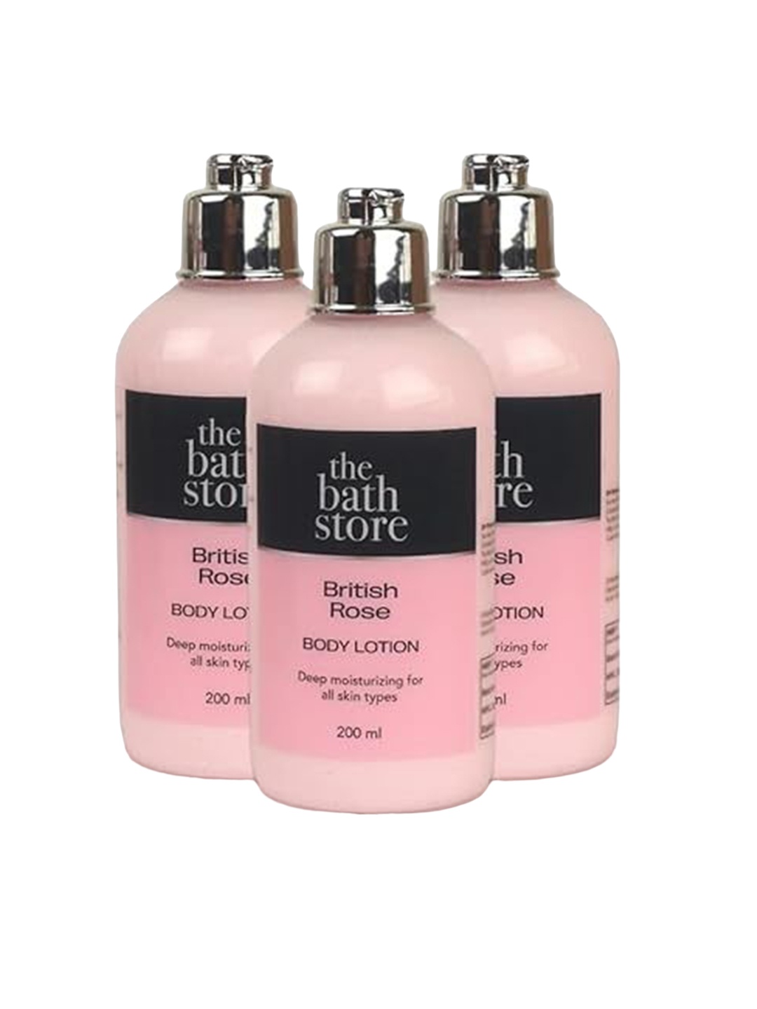 

The Bath Store British Rose Set Of 2 Yogurt Body Lotion- 200ml Each, Pink