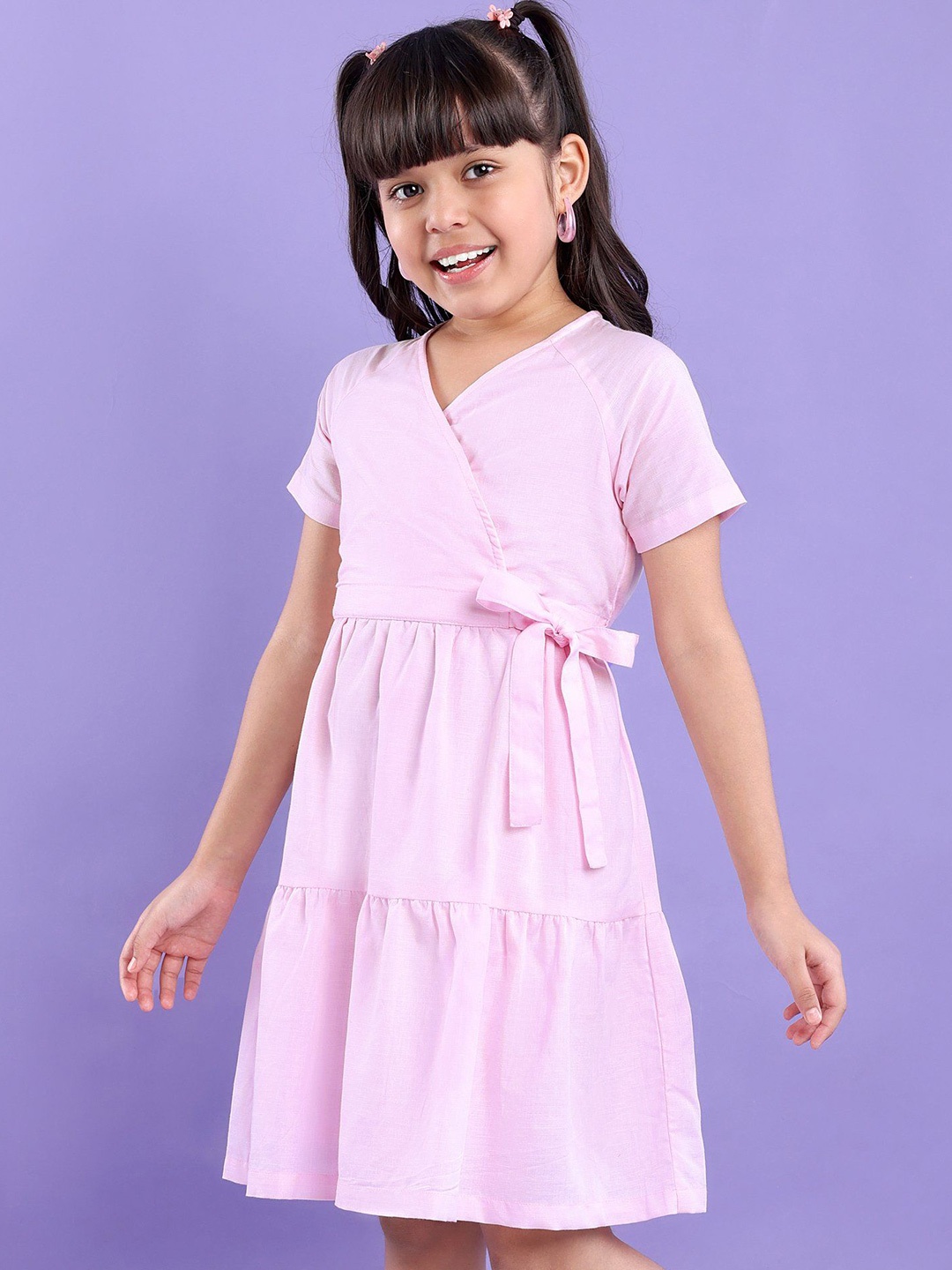 

ARIAS By LARA DUTTA Layered Dress, Pink