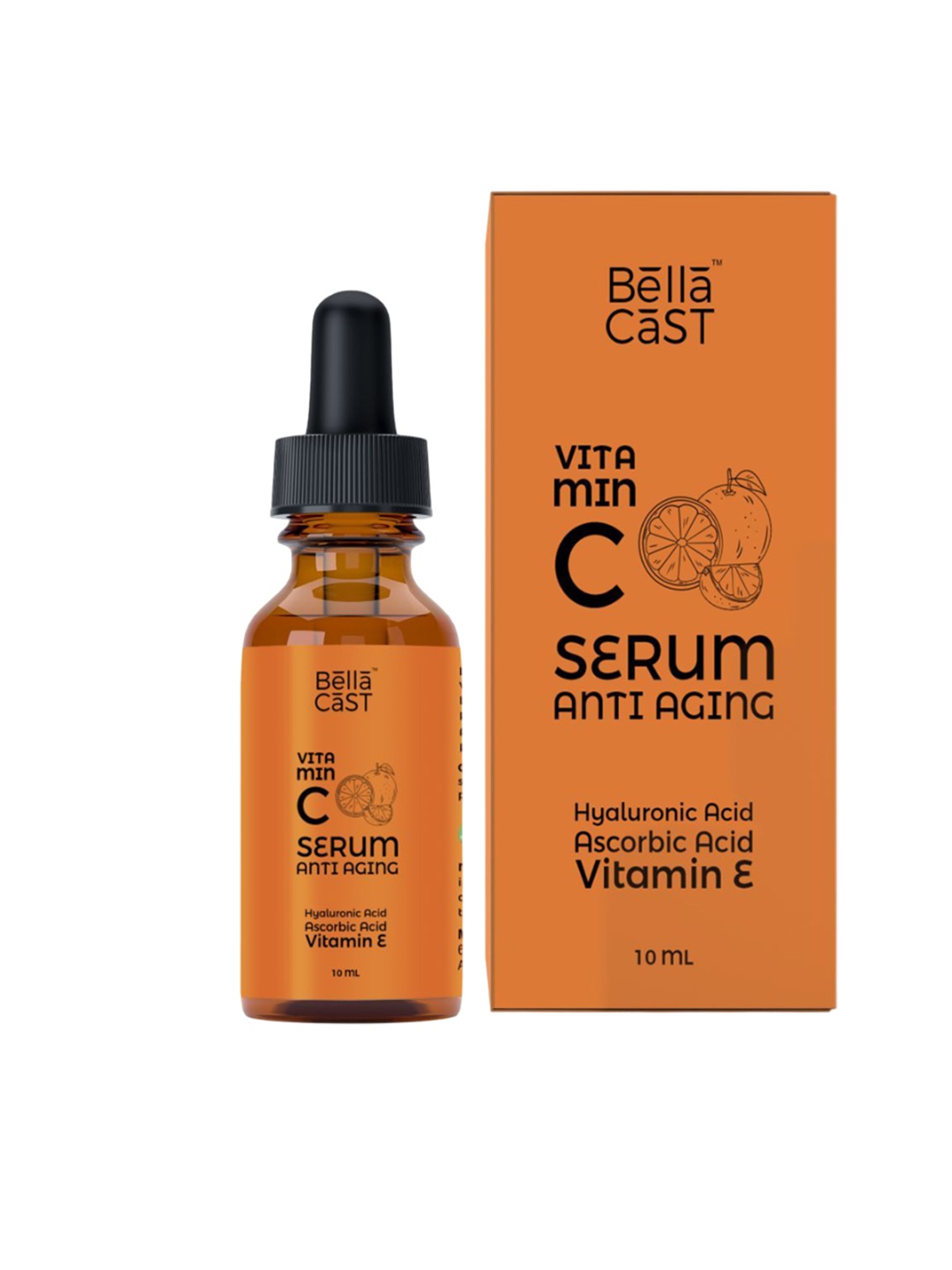 

BellaCast Anti-Aging Vitamin-C Serum- 10 ml, Orange