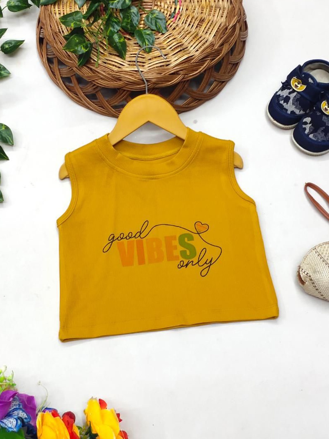 

BAESD Print Top, Yellow