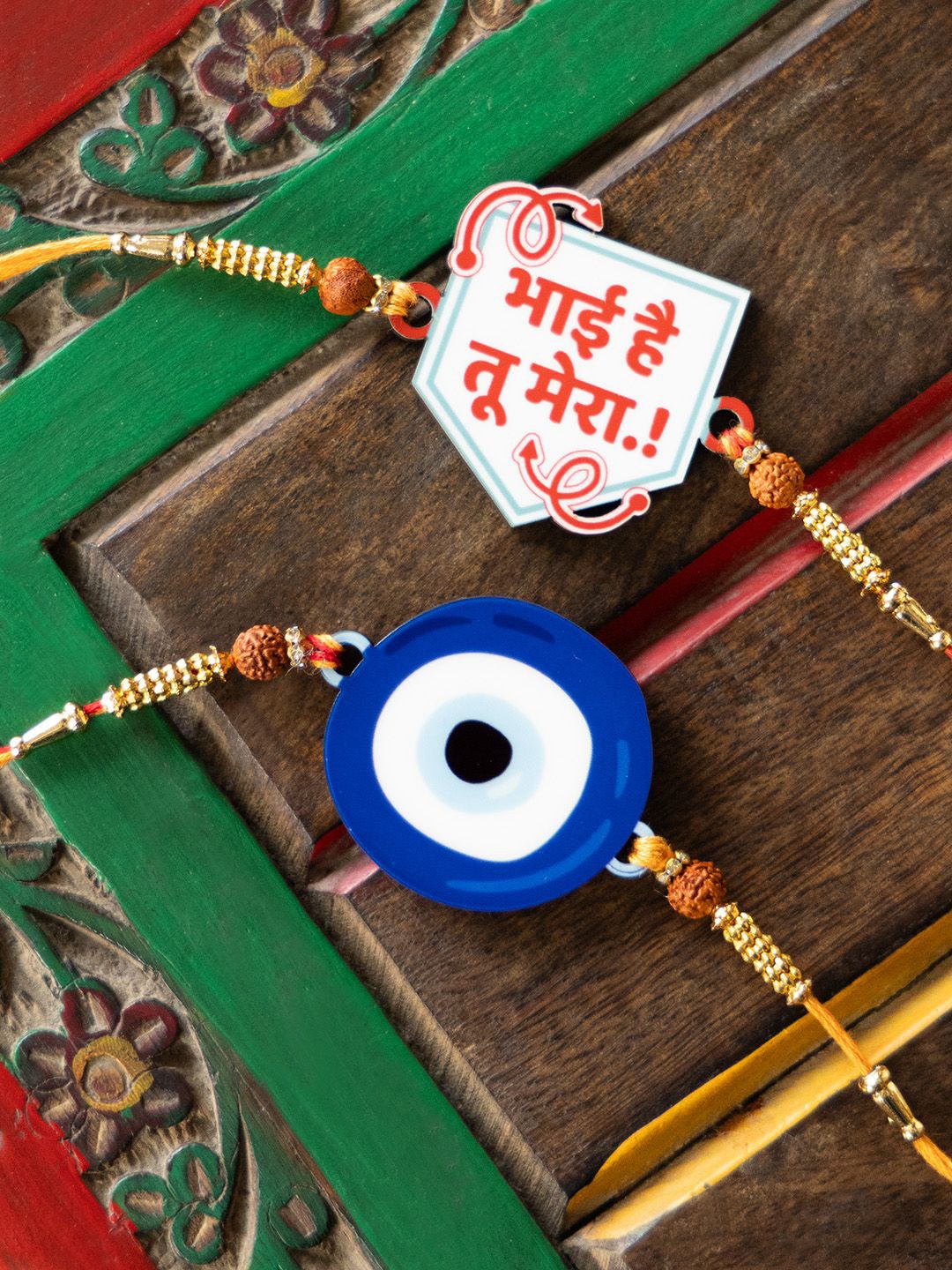 

ExclusiveLane Thread Rakhi, White
