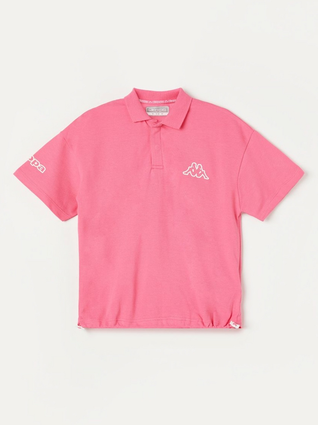 

Kappa Girls Polo Collar T-shirt, Pink