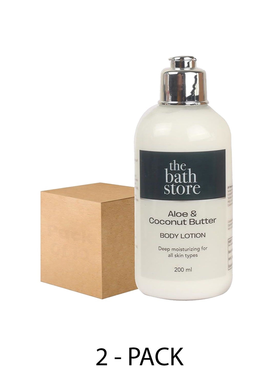 

The Bath Set Of 10 Store Aloe Coconut Body Lotion-200ml Each, White