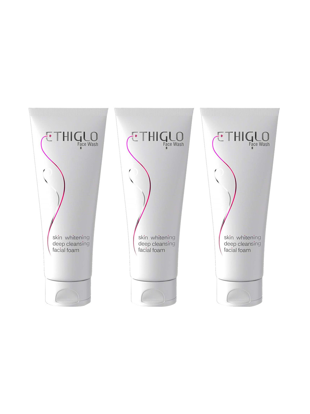 

ETHIGLO Set Of 3 Skin Brightening Face Wash -70 ml Each, Transparent