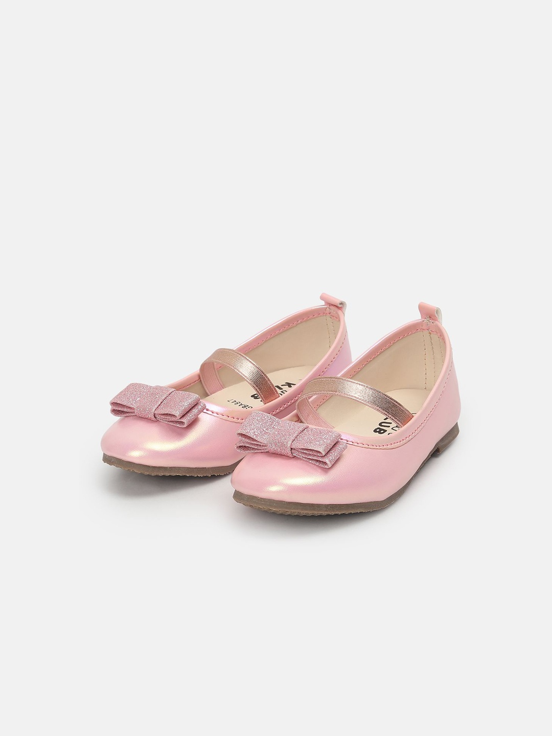 

MINI KLUB Girls Ballerinas With Bow, Pink