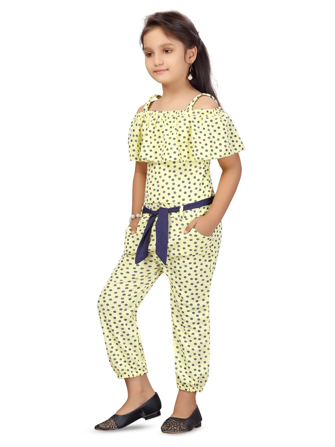 

BAESD Printed Jumpsuit, Yellow