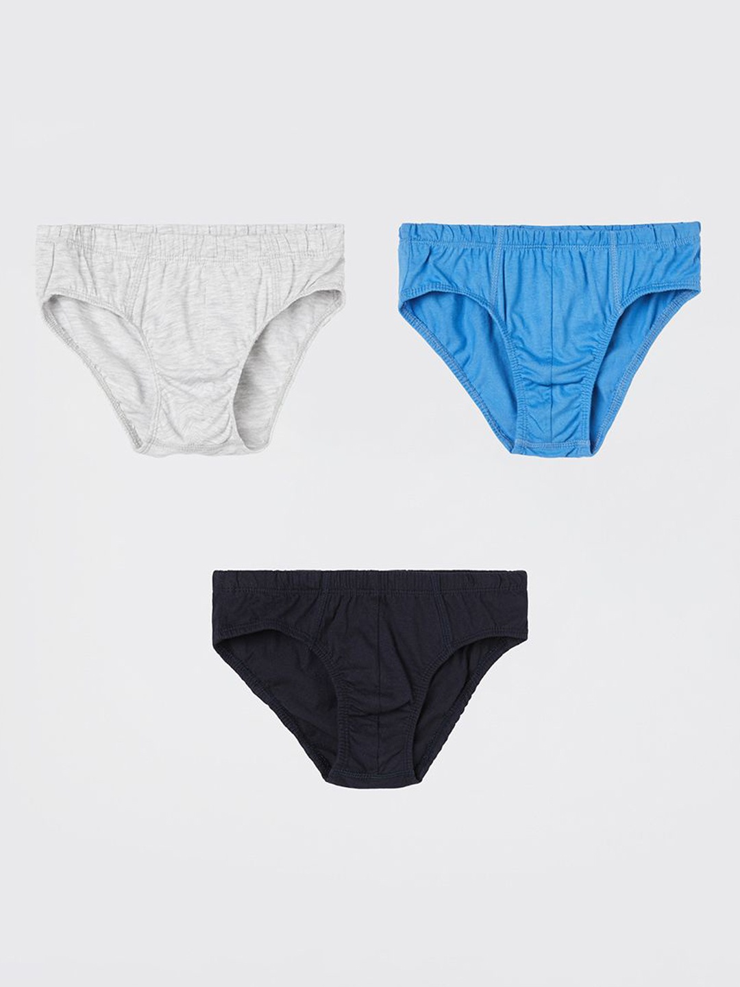 

Fame Forever by Lifestyle Boys Pack Of 3 Pure Cotton Basic Briefs-1000014039870-MULTI, Navy blue