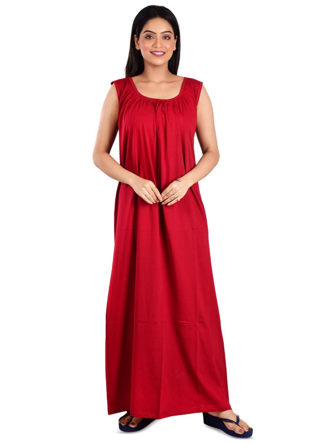 

DUI KONNA Maxi Nightdress, Maroon