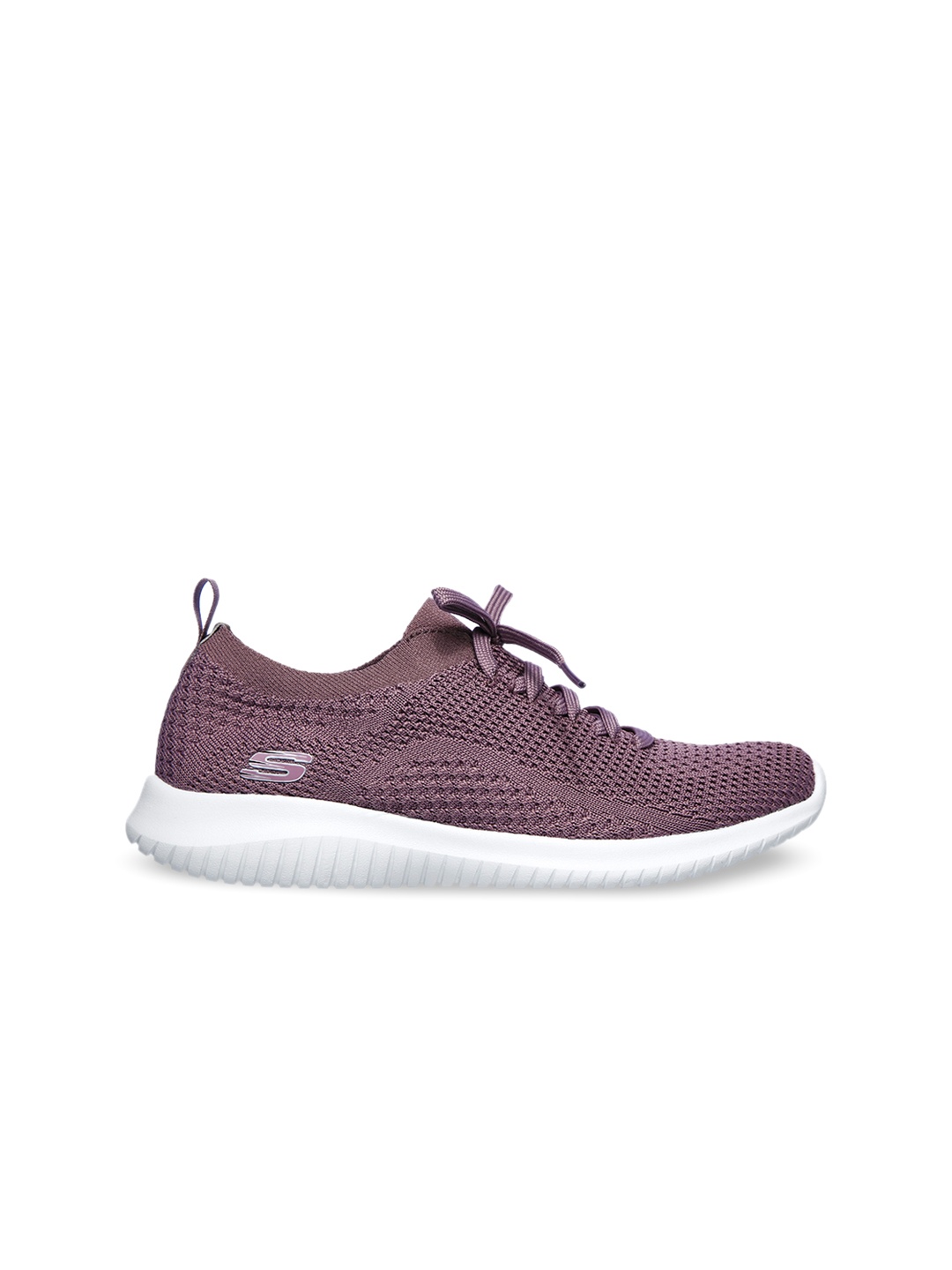 

Skechers ULTRA FLEX 2 Women Textured Lace-Up Sneakers, Purple