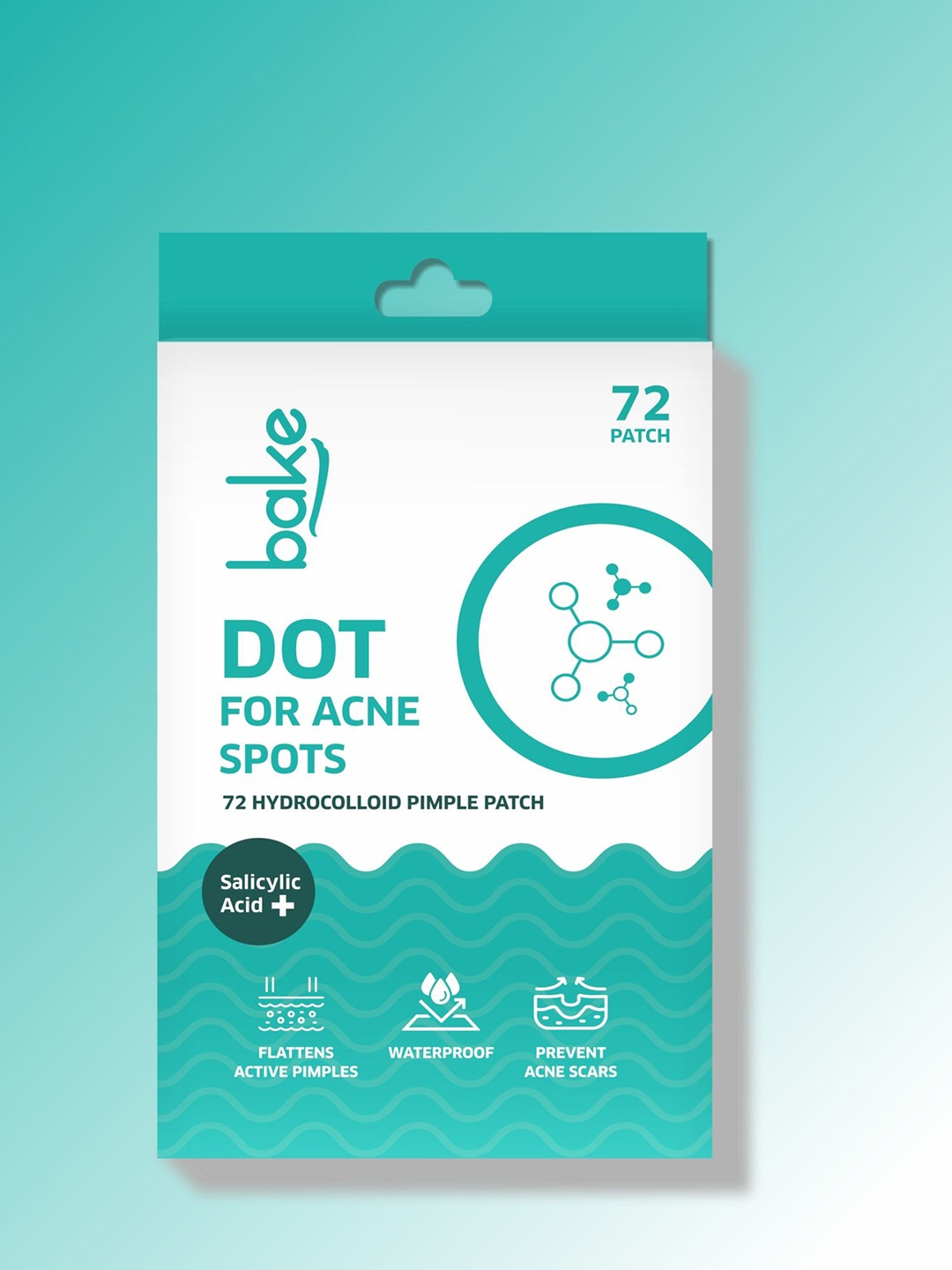 

BAKE 2% Salicylic Acid Pimple Patches- 72 Patches, Green