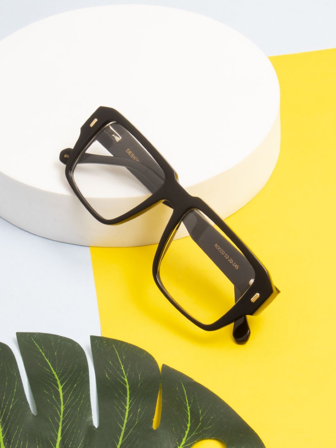 

Ted Smith Unisex 100% Acetate Full Rim Aviator Frames, Black