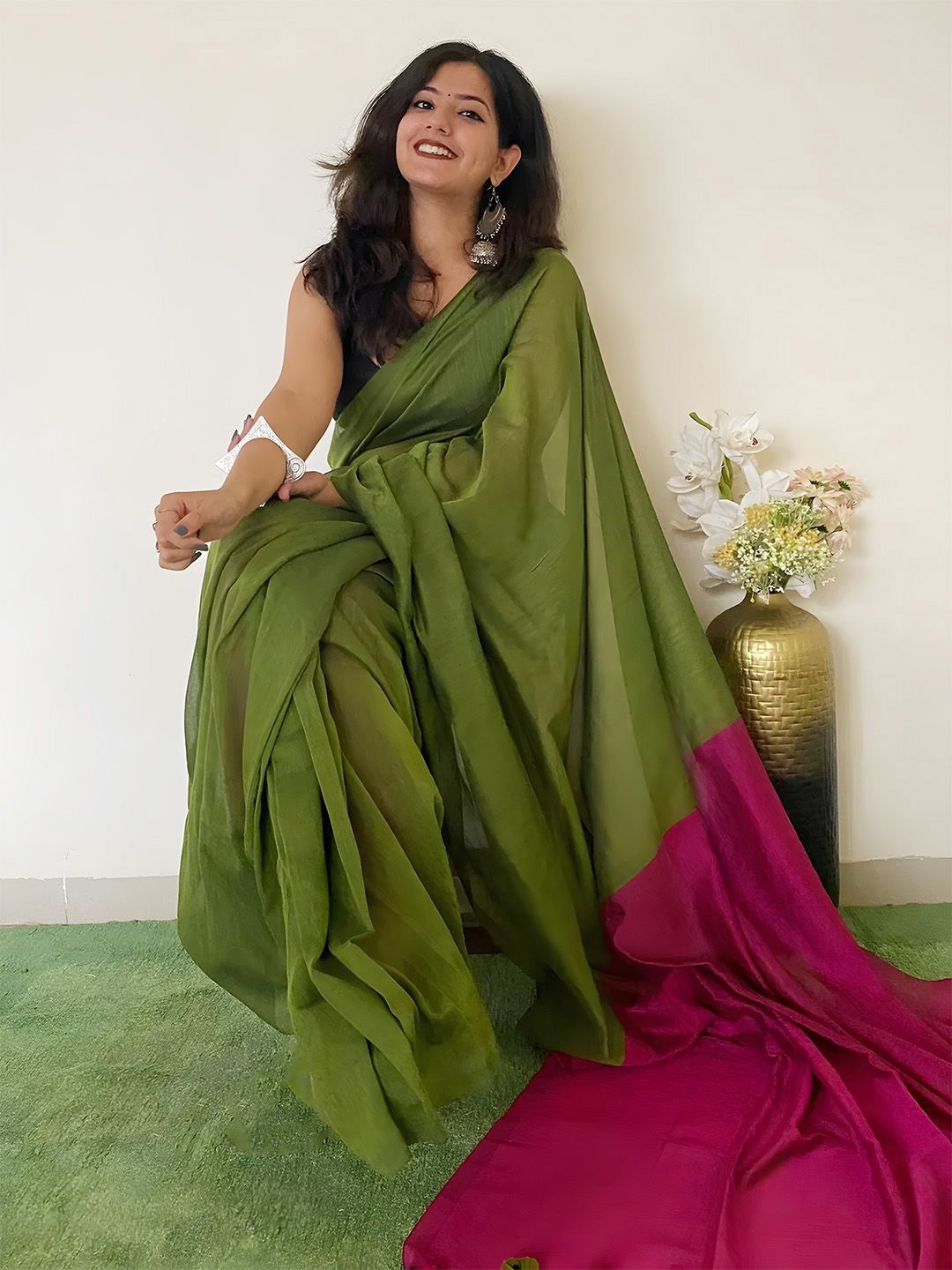 

Anouk Saree, Green
