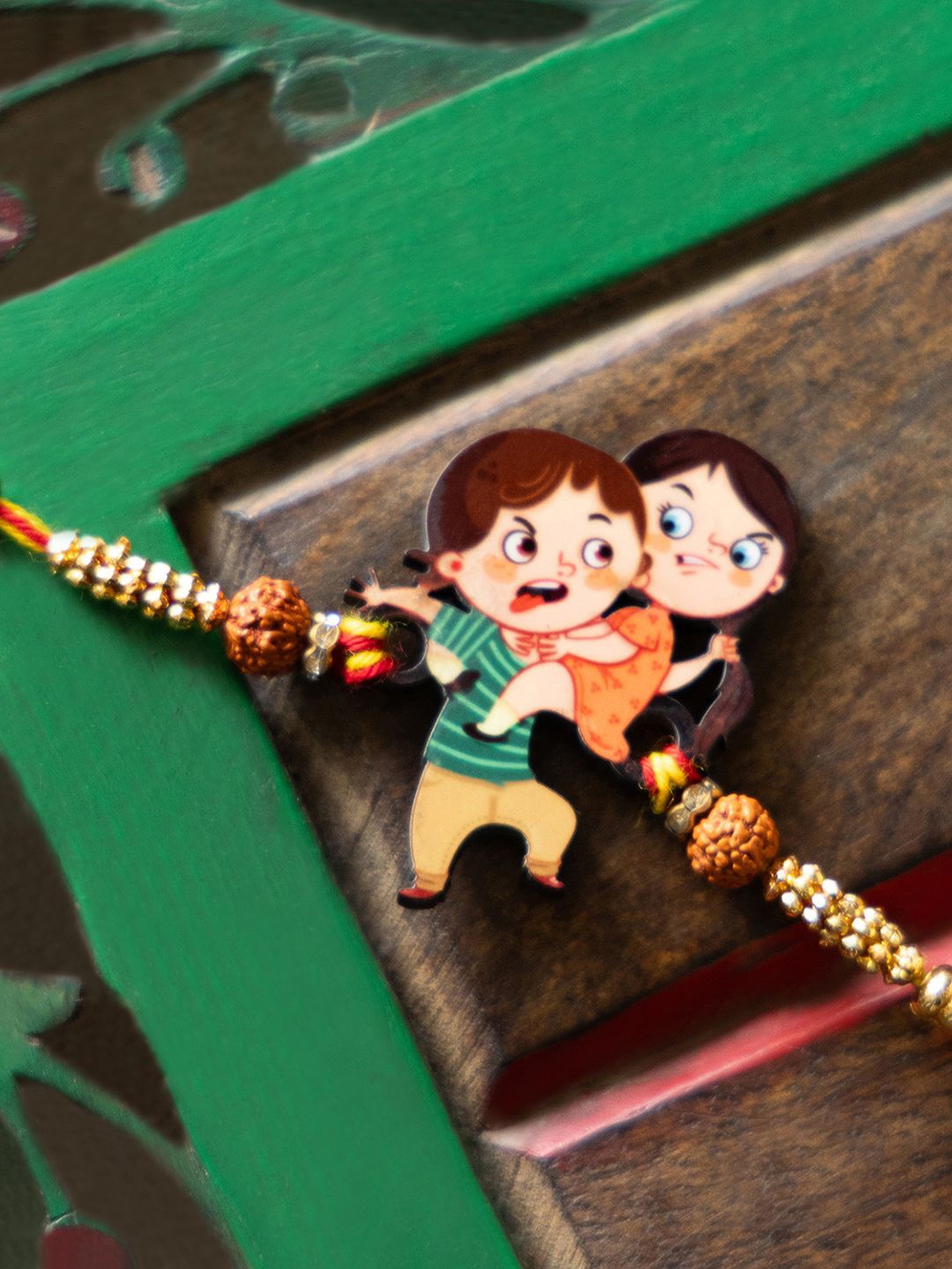 

ExclusiveLane Thread Rakhi, Brown