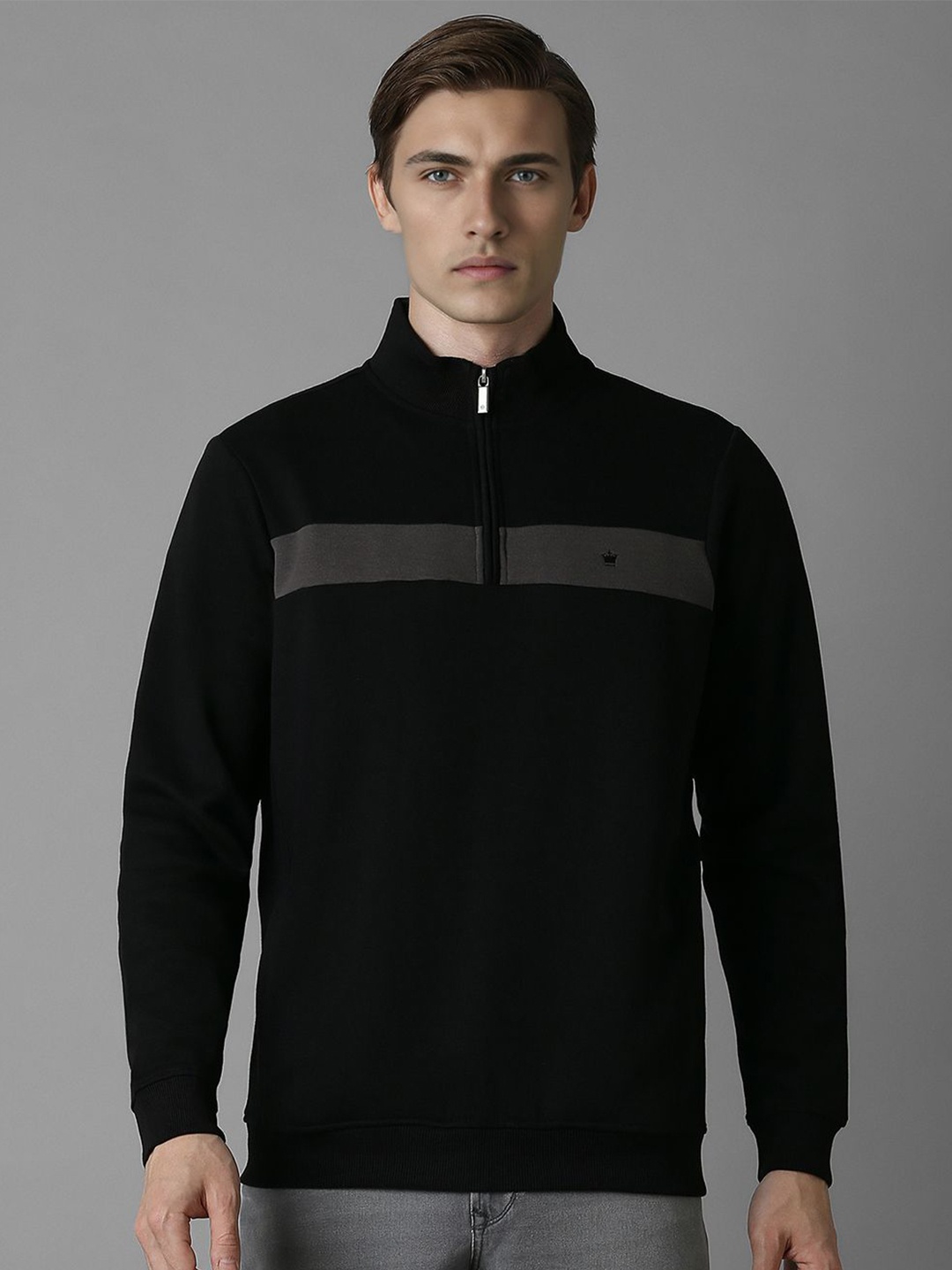 

Louis Philippe Men Sweatshirt, Black