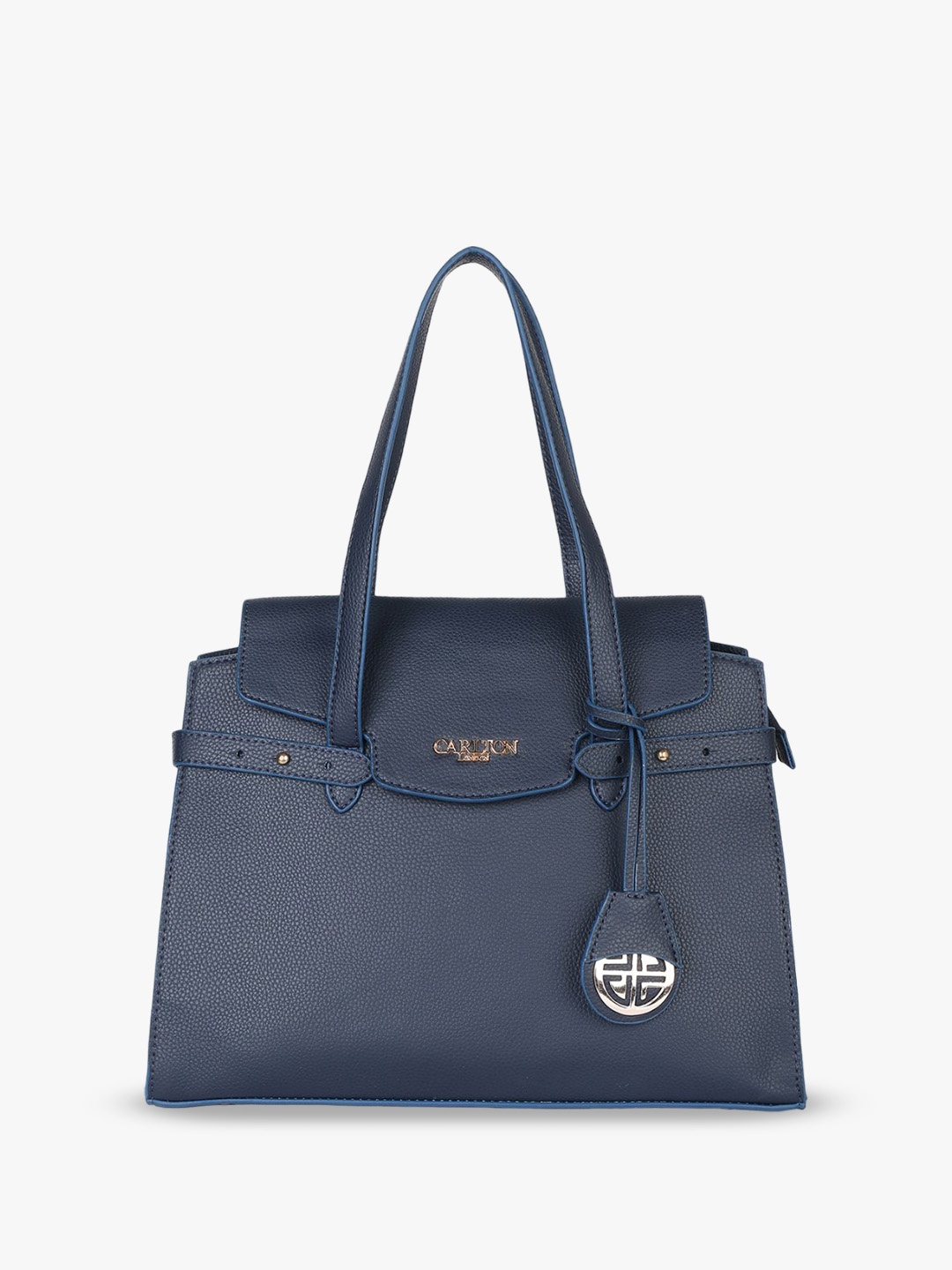

Carlton London Shopper Handheld Bag with Tasselled, Blue